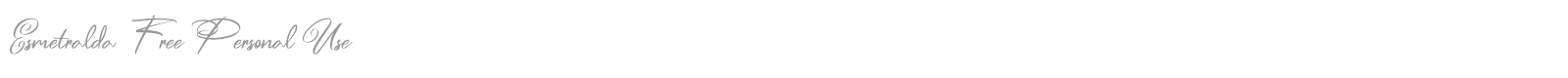 Esmetralda font preview